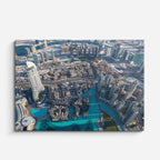 Cuadro canvas Dubai Downtown Aereo - Ciudades Urbano y Arquitectura - Vista Frente