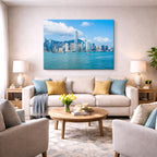 Cuadro canvas Hong Kong Puerto Victoria - Ciudades Urbano y Arquitectura - Vista Lifestyle