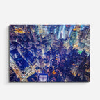 Cuadro canvas Manhattan Aereo Cenital - Ciudades Urbano y Arquitectura - Vista Frente