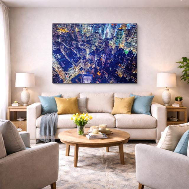 Cuadro canvas Manhattan Aereo Cenital - Ciudades Urbano y Arquitectura - Vista Lifestyle