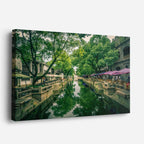Cuadro canvas San Antonio Paseo Arbolado Rio - Ciudades Urbano y Arquitectura - Vista Perspectiva