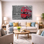 Cuadro canvas Londres Bus Rojo Clasico - Ciudades Urbano y Arquitectura - Vista Lifestyle