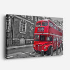 Cuadro canvas Londres Bus Rojo Clasico - Ciudades Urbano y Arquitectura - Vista Perspectiva