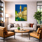 Cuadro canvas Las Vegas Venetian Nocturno - Ciudades Urbano y Arquitectura - Vista Lifestyle