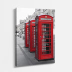 Cuadro canvas Londres Cabinas Rojas - Ciudades Urbano y Arquitectura - Vista Perspectiva
