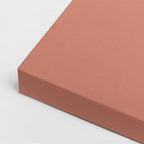Cuadro canvas Volumenes Terracota Oscuro - Ilustraciones Arquitectonicas Urbano y Arquitectura - Vista CloseUp