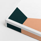 Cuadro canvas Isometrico Verde Oscuro - Ilustraciones Arquitectonicas Urbano y Arquitectura - Vista CloseUp