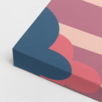 Cuadro canvas Arcos Rosa y Azul - Ilustraciones Arquitectonicas Urbano y Arquitectura - Vista CloseUp