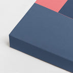Cuadro canvas Fachada Rosa y Gris - Ilustraciones Arquitectonicas Urbano y Arquitectura - Vista CloseUp