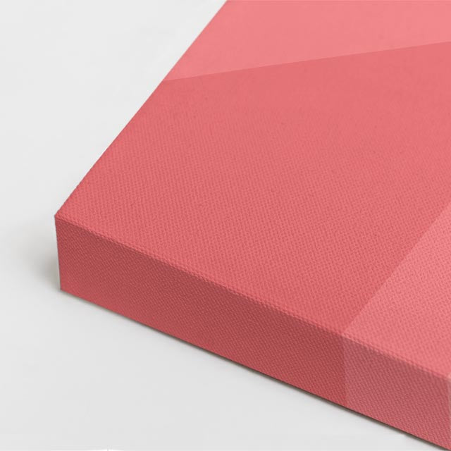 Cuadro canvas Tejado Rosa y Gris - Ilustraciones Arquitectonicas Urbano y Arquitectura - Vista CloseUp