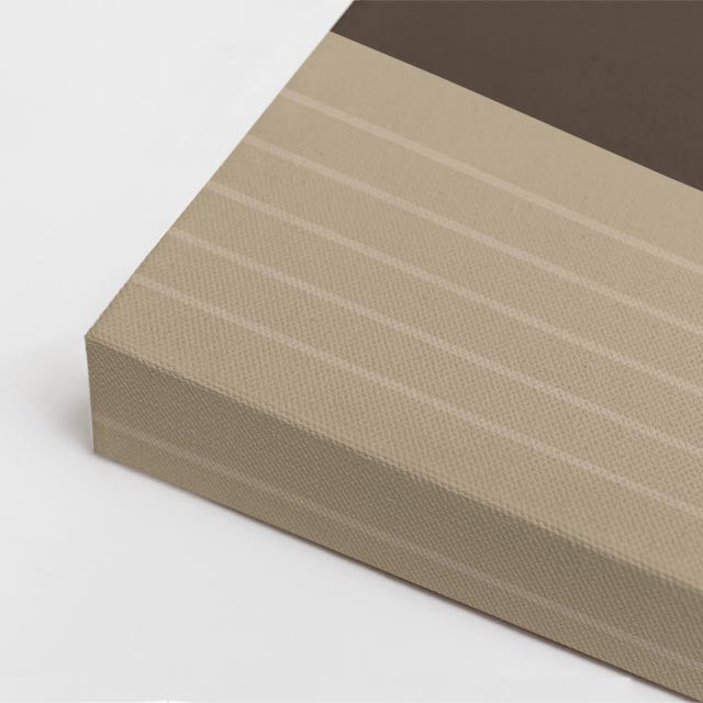 Cuadro canvas Minimal Tierra y Beige - Ilustraciones Arquitectonicas Urbano y Arquitectura - Vista CloseUp