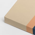Cuadro canvas Bloques Naranja y Blanco - Ilustraciones Arquitectonicas Urbano y Arquitectura - Vista CloseUp
