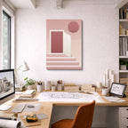 Cuadro canvas Puerta Tierra y Luna - Ilustraciones Arquitectonicas Urbano y Arquitectura - Vista Lifestyle