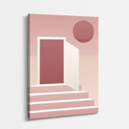 Cuadro canvas Puerta Tierra y Luna - Ilustraciones Arquitectonicas Urbano y Arquitectura - Vista Perspectiva