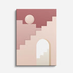Cuadro canvas Arco Tierra y Luna - Ilustraciones Arquitectonicas Urbano y Arquitectura - Vista Frente