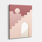 Cuadro canvas Arco Tierra y Luna - Ilustraciones Arquitectonicas Urbano y Arquitectura - Vista Perspectiva