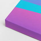 Cuadro canvas Geometria Neon Teal - Ilustraciones Arquitectonicas Urbano y Arquitectura - Vista CloseUp