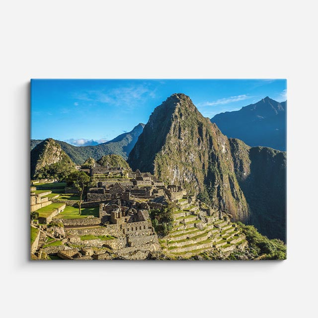 Cuadro canvas Machu Picchu Valle Sagrado - Maravillas del Mundo Urbano y Arquitectura - Vista Frente